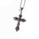 Colar Crucifixo Feminino Com Pedras