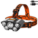 Lanterna de Cabeça Capacete LED Potente