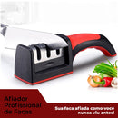 Afiador Profissional de Facas em Aço Inox - Maximum Cut + Brinde
