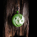 Amuleto em Jade Natural - Taiji