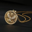 Amuleto Santíssima Trindade - Banhado a Ouro 18K