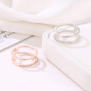 Anel ajustável Bright Rosé e Prata