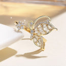 Anel Cravejado com Zircônia - Butterfly Charm