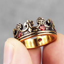 Anel de Aço Inoxidável - King's Crown