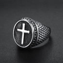 Anel Masculino em Aço Inoxidável - Bless the Lord
