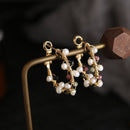 Brinco Banhado a Ouro com Turmalina - Mystical Charm