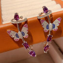 Brinco Ear Cuff Borboleta Encantadora - Glamorous Lilac