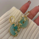 Brinco Esterlina Jade - Acqua Gold