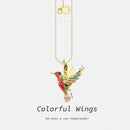 Colar Beija-flor Feminino - Colorful Wings