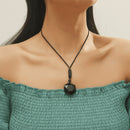 Colar em Obsidiana Negra - Quantum Gem