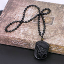 Colar em Obsidiana Negra - Power Wolf