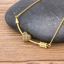 Colar Feminino Cravejado em Zircônias - Love Arrow