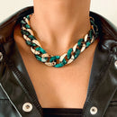 Colar Feminino de Luxo - Rainbow Gold