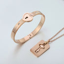 Conjunto com Pulseira e Corrente para Casais - Love Remember