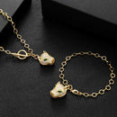 Conjunto de Luxo Animale - Fancy Leopard