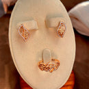 Conjunto Feminino de Ouro Rose - Arabesque Aurea