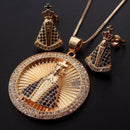 Conjunto Banhado a Ouro - Nossa Senhora