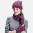 Conjunto Touca, Cachecol e Luvas - Winter