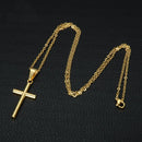 Corrente com Crucifixo Banhada a Ouro - Elegance