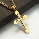 Corrente com Crucifixo Banhado a Ouro 18k - Celestial Style