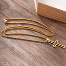 Corrente com Crucifixo Banhado a Ouro - Likeness