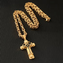 Corrente Com Crucifixo do Império Bizantino Premium
