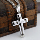 Corrente com Crucifixo Em Aço Inoxidável - Holy Cross