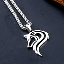 Corrente com Pingente de Lobo - Wild Wolf