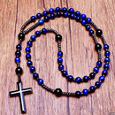 Crucifixo em Duas Pedras Naturais - Serenity