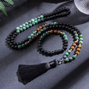 Japamala Ágata, Olho de tigre e Turquesa - Energy Stones
