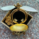 Kit Harry Potter - Colar Pomo de Ouro e Anel da Ressureição