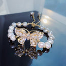 Pulseira com Pérolas de Água Doce - Butterfly Charm