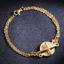 Pulseira Cruz e Medalha - Beneditina