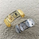 Pulseira Banhada a Ouro e Prata - Ordem de São Bento