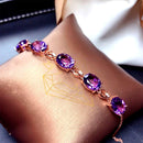 Pulseira de Prata Rose 925 - Ametist Vibe