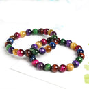 Pulseira Em pedra Olho de Tigre - Buddha