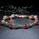 Pulseira Feminina Delicada com Zircônias - Sonhos