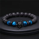 Pulseira Lobo com Pedras Naturais - Wolf Energy