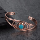 Pulseira Magnética com Turquesa - Aquamarine