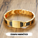 Pulseira Magnética Banhada a Ouro - Bio Iman