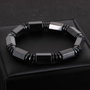 Pulseira Magnética de Hematita - Iron