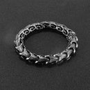 Pulseira Masculina em Aço Inoxidável - Draco