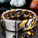 Pulseira Masculina em Aço Inoxidável Polido - Premium Style