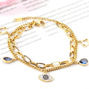 Pulseira Olho Grego com Pedraria - Greek Eye