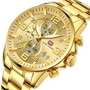 Relógio Dourado de Luxo - Luxury Gold