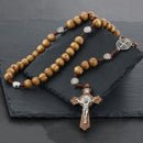 Terço Sagrado em Carvalho Europeu - Maximum Protection